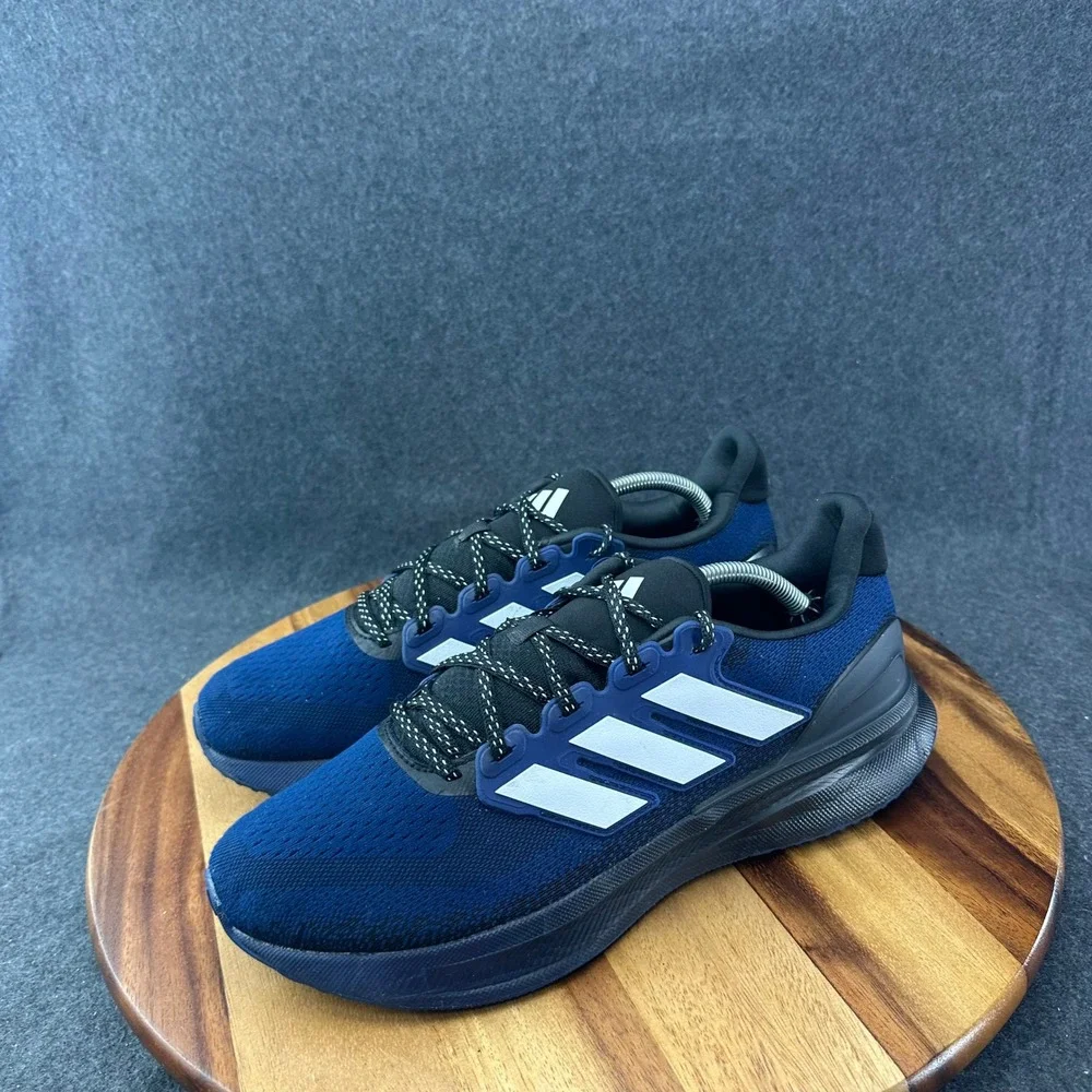 Adidas Ultrarun 5 Shoes Mens Size 12 Dark Blue White Black Running JQ3811